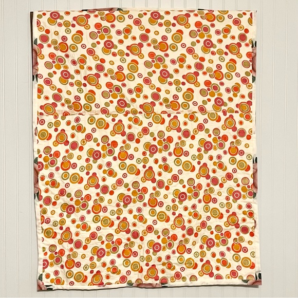 Beautiful Vintage Sunbonnet Sue Appliqued Floral Polka Dot Wall Hanging Quilt - Picture 15 of 16